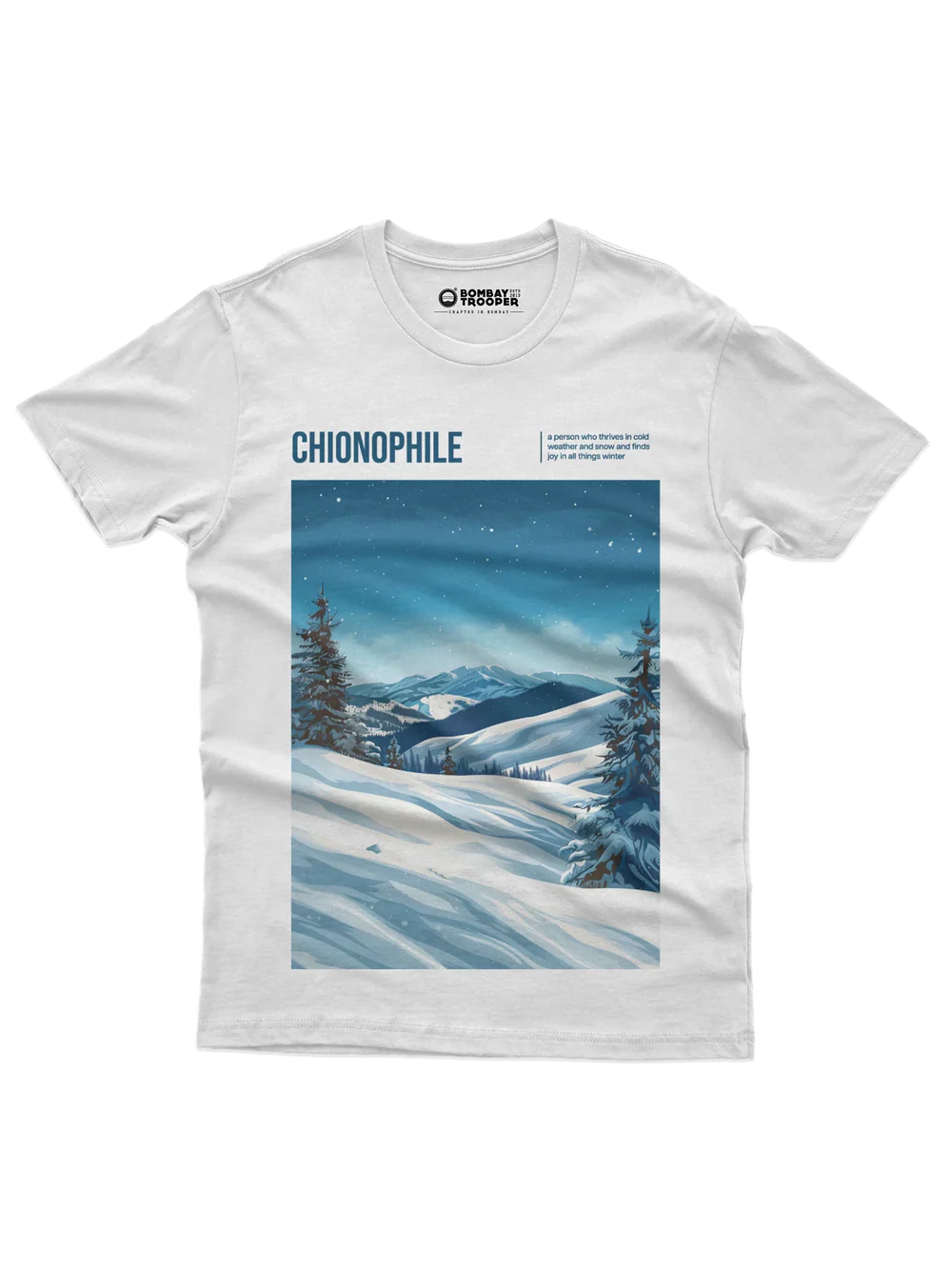 Chionophile Snow Art Graphic T-shirt