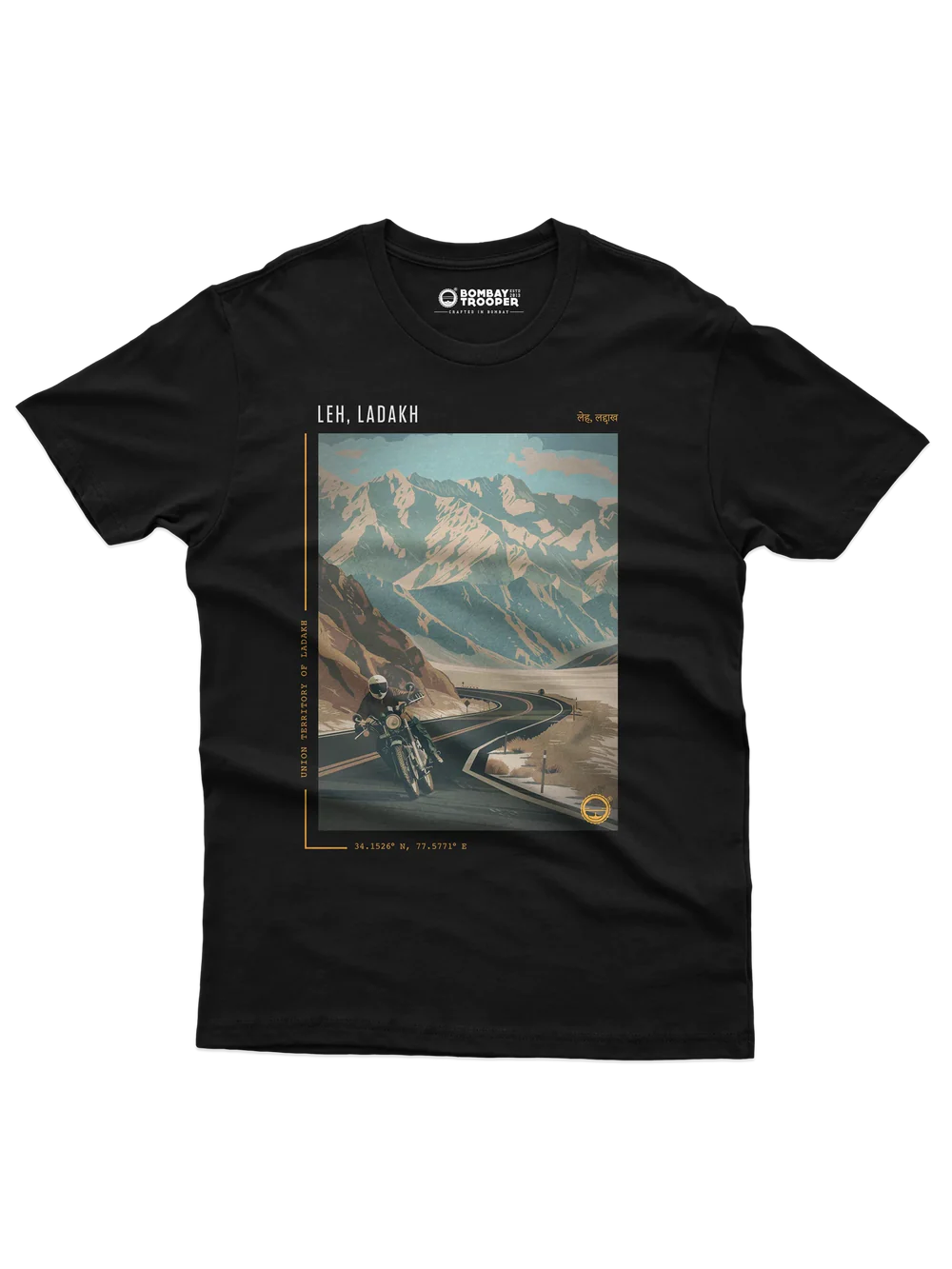 Ladakh Biking Printed T-shirt